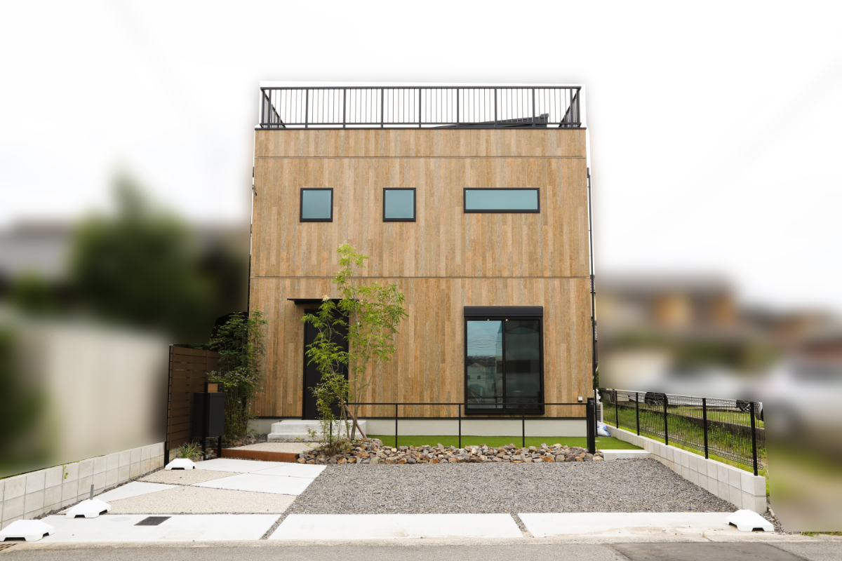 屋上から花火が見えるお家　ZERO-CUBE＋SKYBALCONY