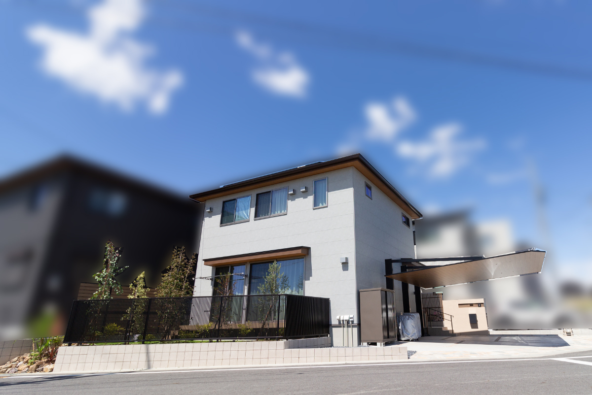 木の温かな風合いが心地よいお家